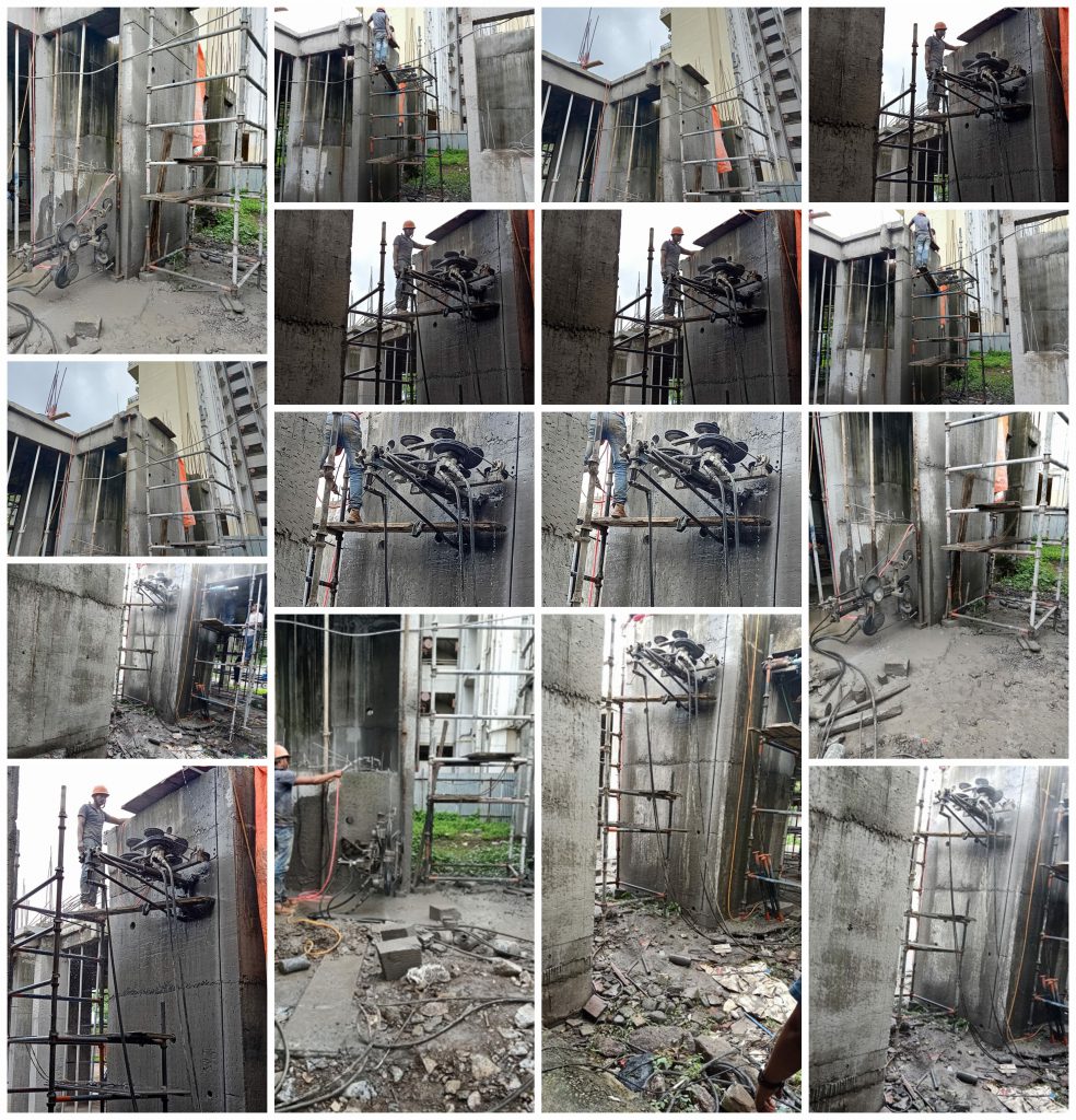 Lift Wall Cutting By Wall Saw