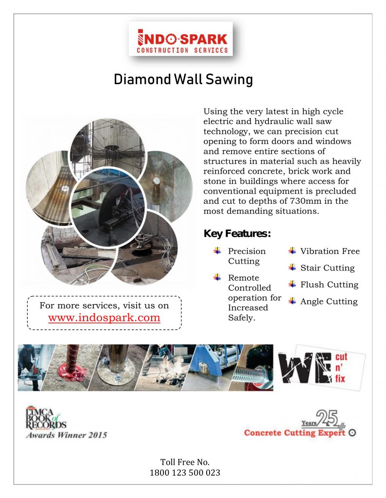 Diamond Wall Sawing