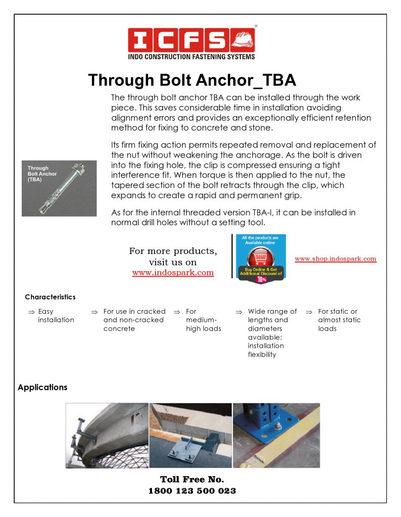 Through Bolt Anchor_TBA
